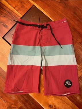 Quiksilver Men's Horizontal Stripe Board Shorts